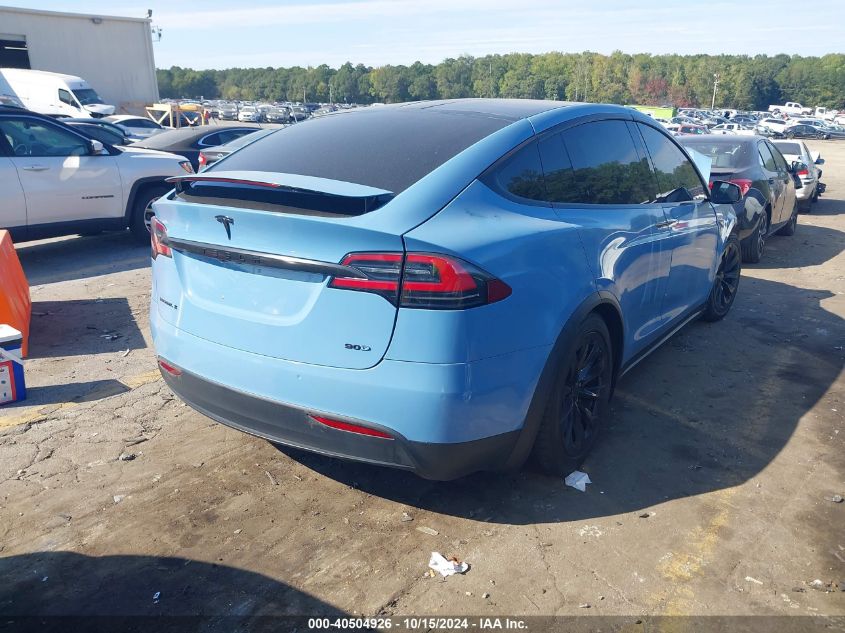 2016 Tesla Model X 60D/70D/75D/90D/P100D VIN: 5YJXCBE28GF011321 Lot: 40504926