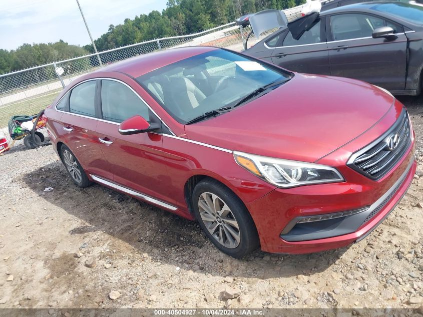 VIN 5NPE34AF4GH319003 2016 HYUNDAI SONATA no.1