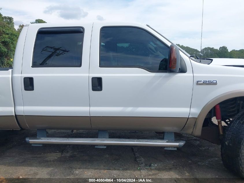 2006 Ford F-250 Lariat/Xl/Xlt VIN: 1FTSW21536EC90274 Lot: 40504964