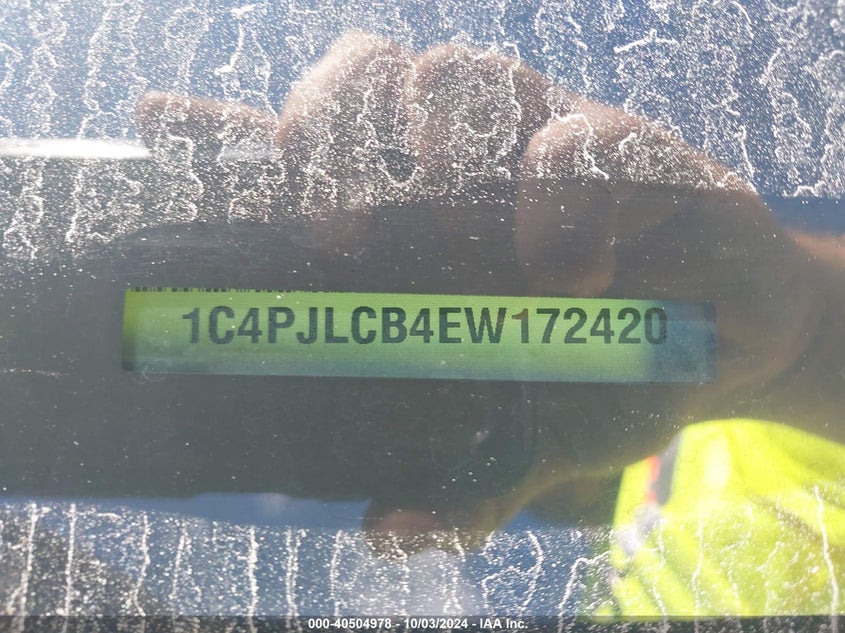 1C4PJLCB4EW172420 2014 Jeep Cherokee Latitude