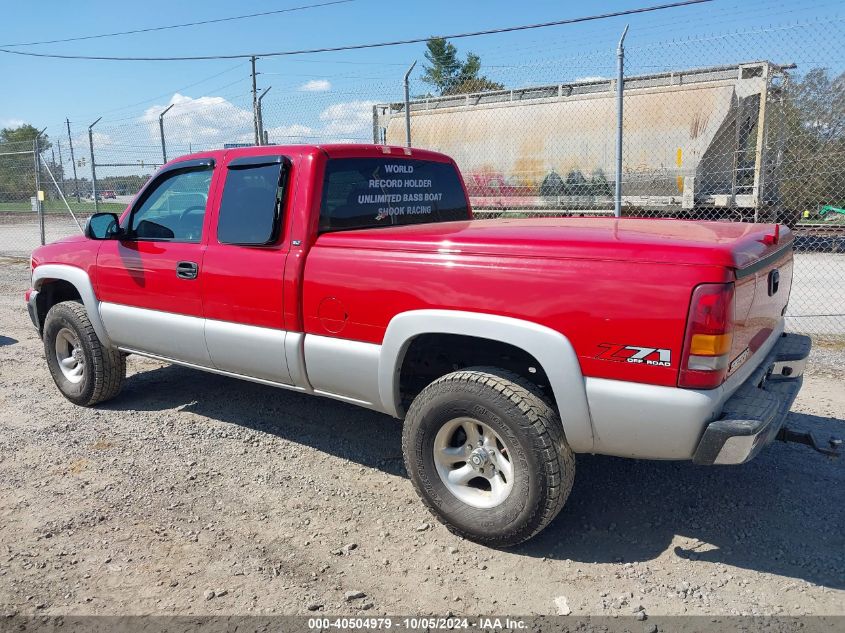 2002 GMC Sierra 1500 Sle VIN: 2GTEK19T221422443 Lot: 40504979