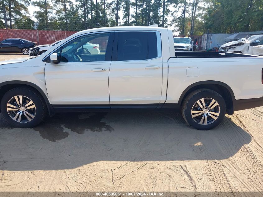 2017 Honda Ridgeline Rts VIN: 5FPYK2F45HB006559 Lot: 40505051