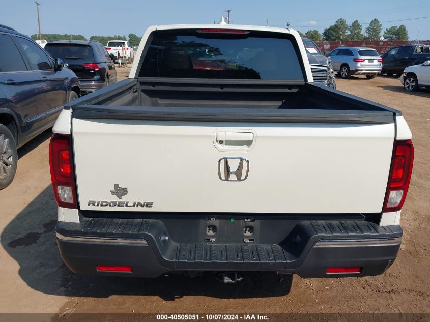 2017 Honda Ridgeline Rts VIN: 5FPYK2F45HB006559 Lot: 40505051