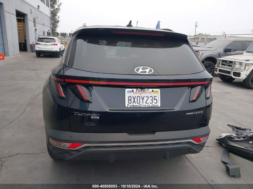 2022 Hyundai Tucson Blue VIN: KM8JBCA15NU019761 Lot: 40505053