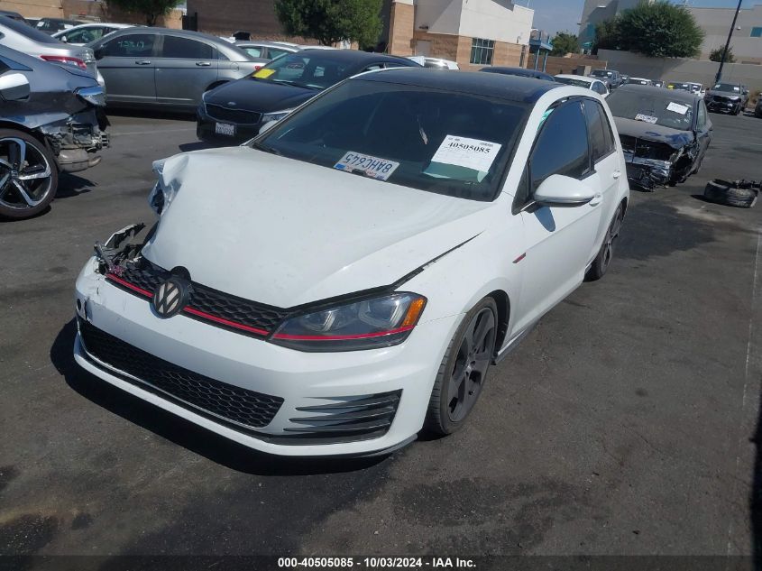 2017 Volkswagen Golf Gti Autobahn 4-Door/S 4-Door/Se 4-Door/Sport 4-Door VIN: 3VW447AU6HM066395 Lot: 40505085