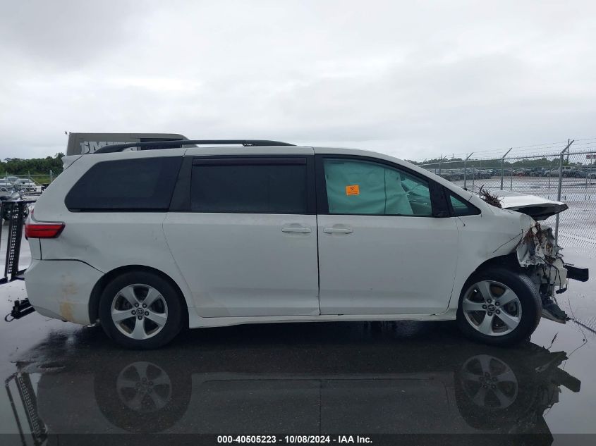 2020 Toyota Sienna Le VIN: 5TDKZ3DC0LS071432 Lot: 40505223