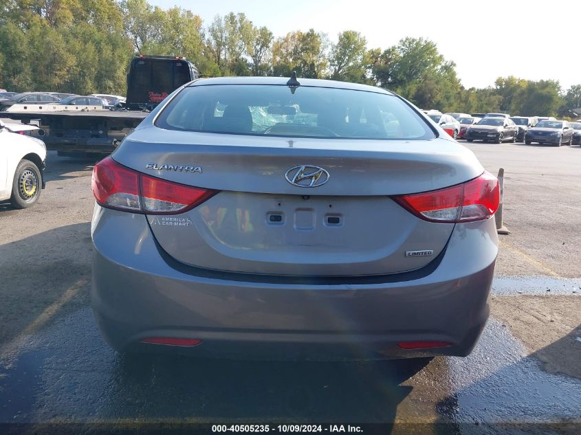 2013 Hyundai Elantra Limited VIN: KMHDH4AE2DU856552 Lot: 40505235