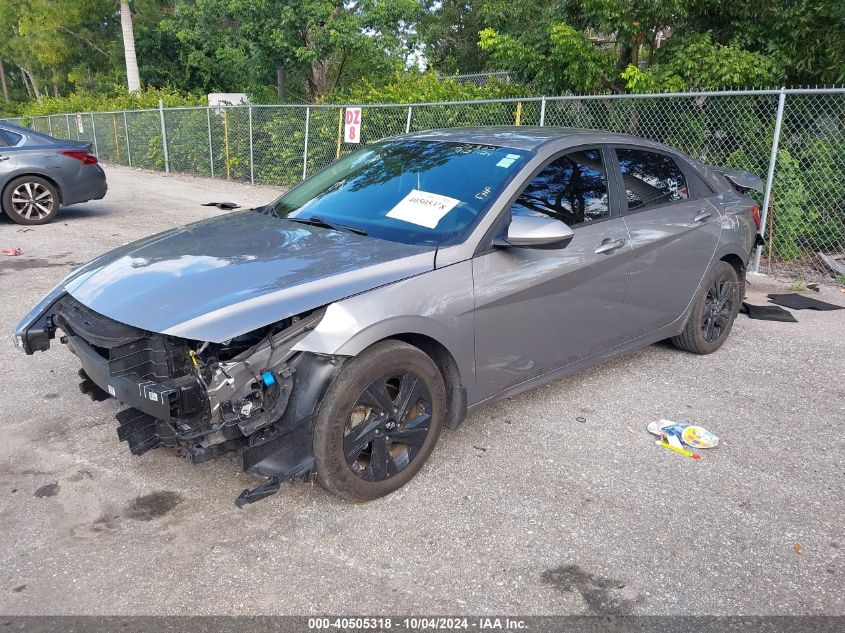 2022 HYUNDAI ELANTRA VIN: KMHLM4AG8NU352369