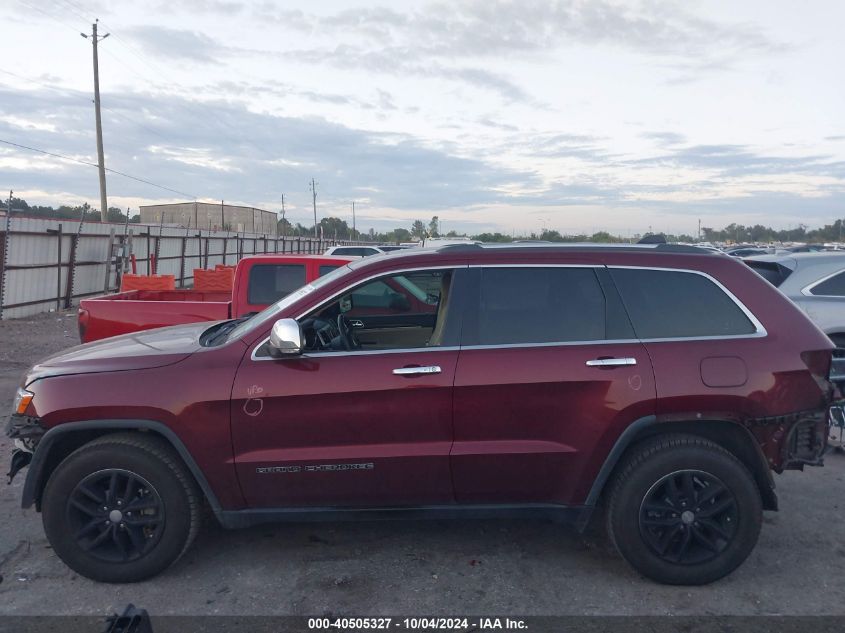 2018 Jeep Grand Cherokee Limited 4X2 VIN: 1C4RJEBGXJC141766 Lot: 40505327