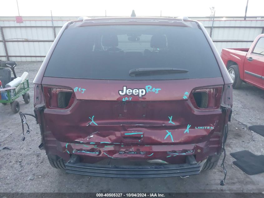 2018 Jeep Grand Cherokee Limited 4X2 VIN: 1C4RJEBGXJC141766 Lot: 40505327