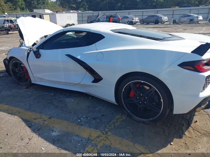 2022 Chevrolet Corvette Stingray Rwd 1Lt VIN: 1G1YA2D42N5102783 Lot: 40505346