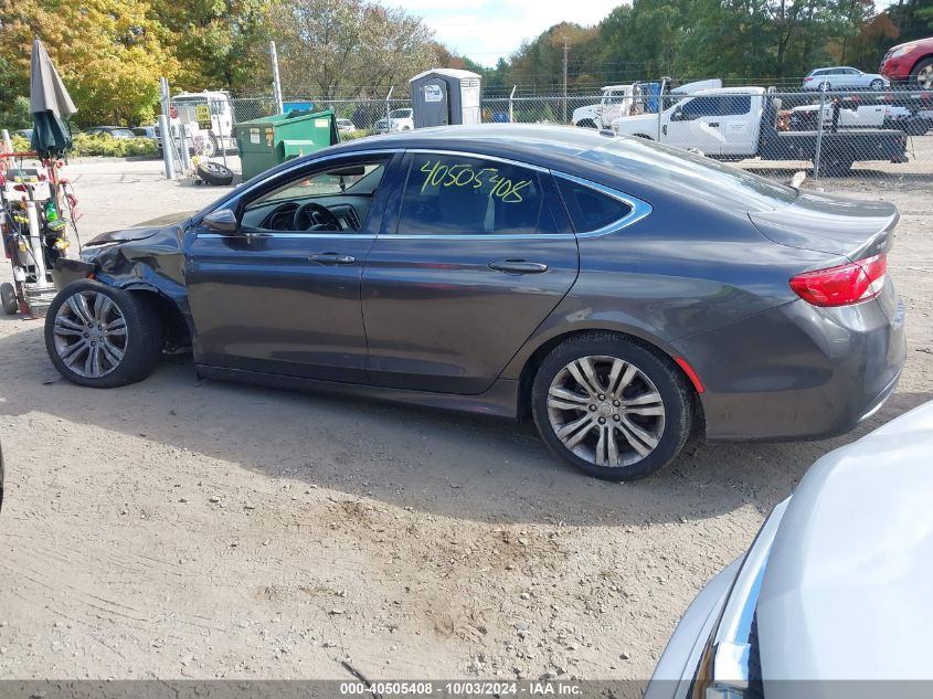 2015 Chrysler 200 Limited VIN: 1C3CCCAB5FN569142 Lot: 40505408