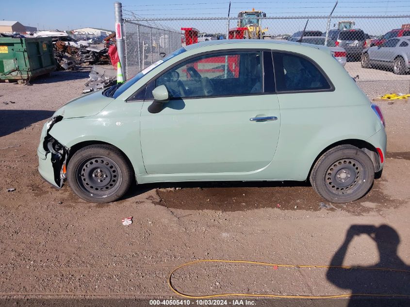 2015 Fiat 500 Pop VIN: 3C3CFFAR0FT755869 Lot: 40505410