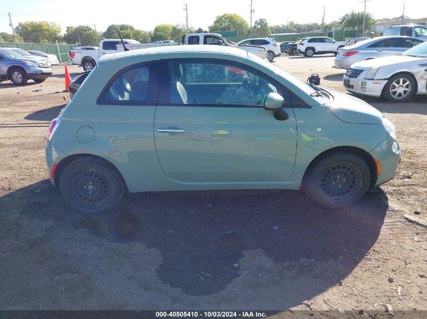 2015 Fiat 500 Pop VIN: 3C3CFFAR0FT755869 Lot: 40505410