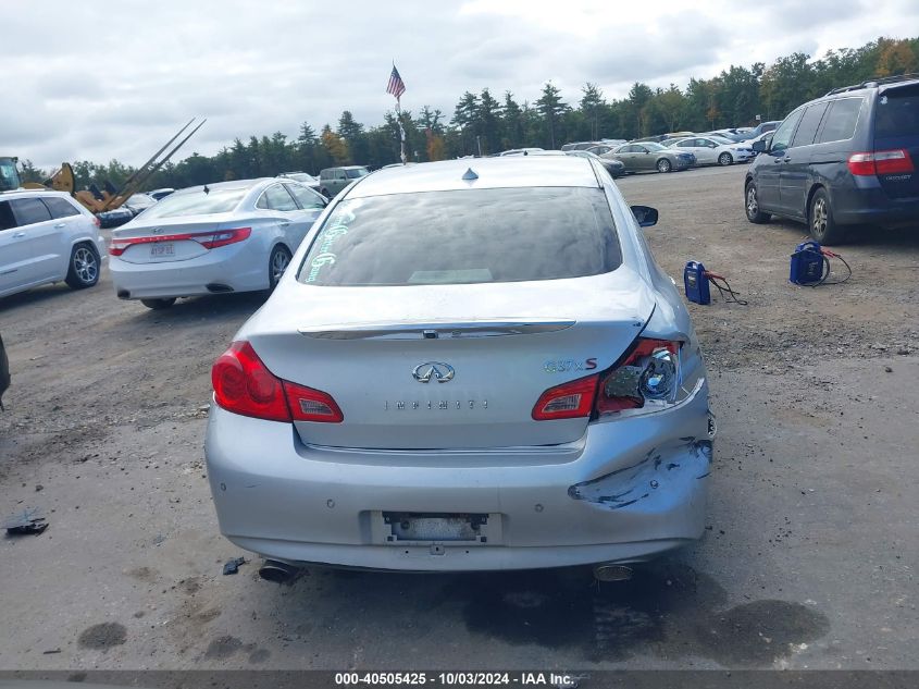 2012 Infiniti G37X VIN: JN1CV6ARXCM672226 Lot: 40505425