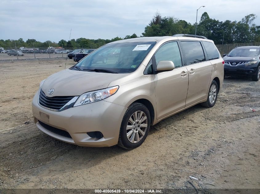 2011 Toyota Sienna Le VIN: 5TDJK3DC4BS027349 Lot: 40505439