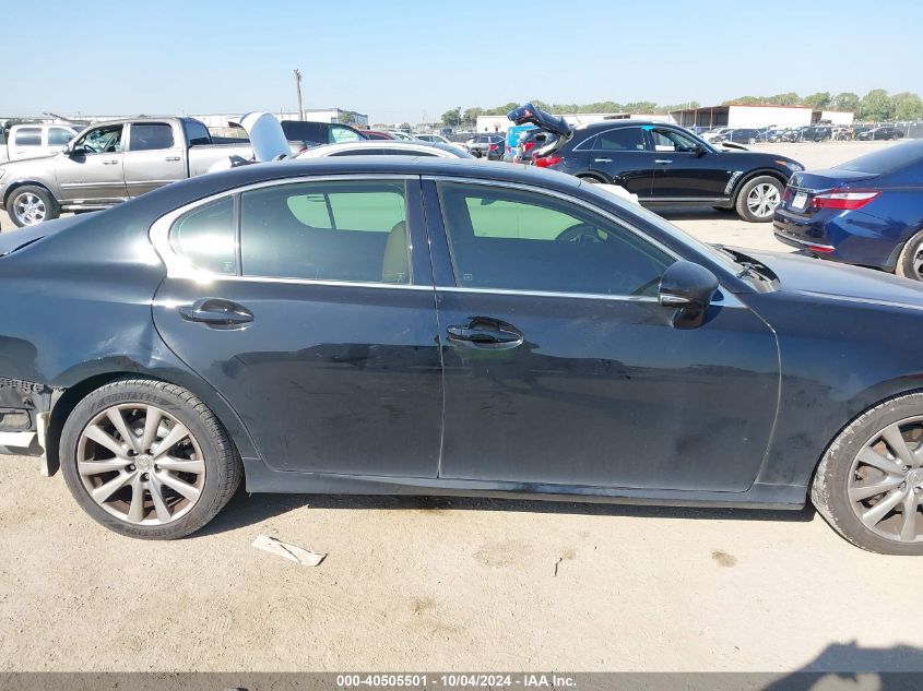 2013 Lexus Gs 350 VIN: JTHBE1BL2D5027716 Lot: 40505501