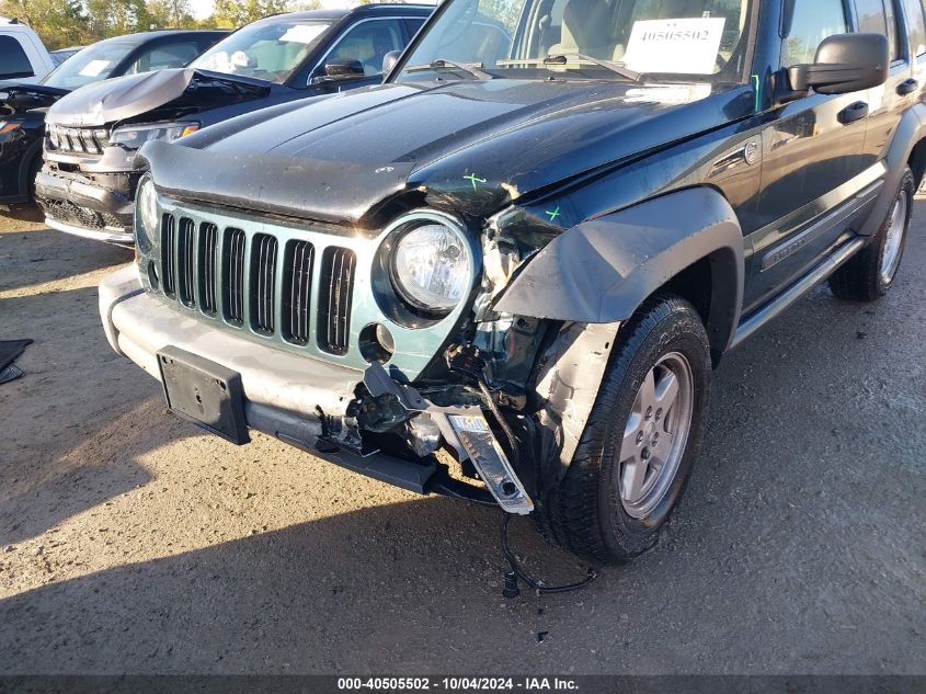 2005 Jeep Liberty Sport VIN: 1J4GL48K05W520961 Lot: 40505502