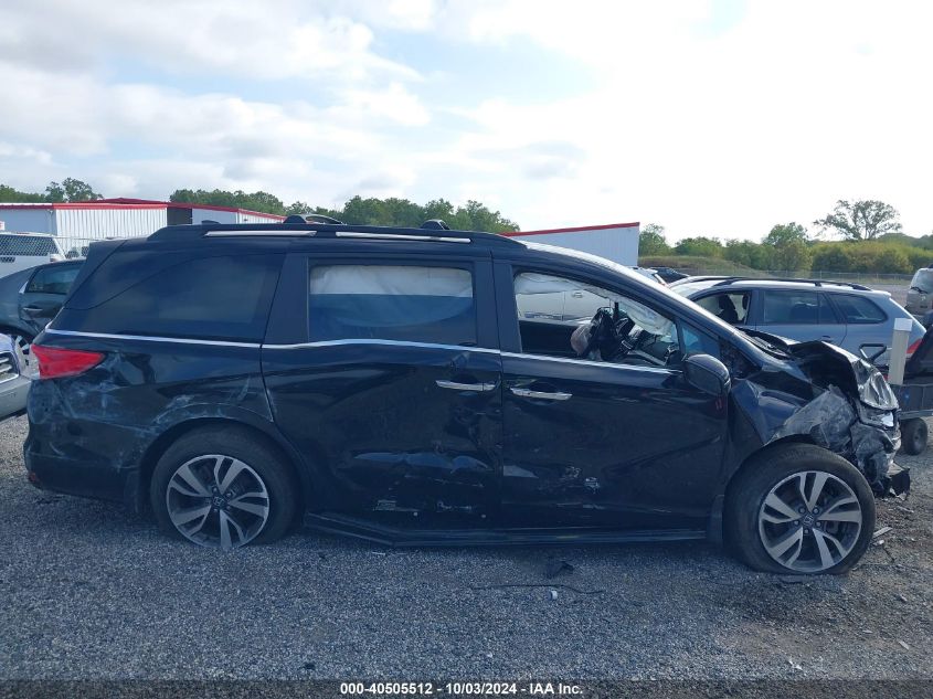 2022 Honda Odyssey Touring VIN: 5FNRL6H80NB059182 Lot: 40505512