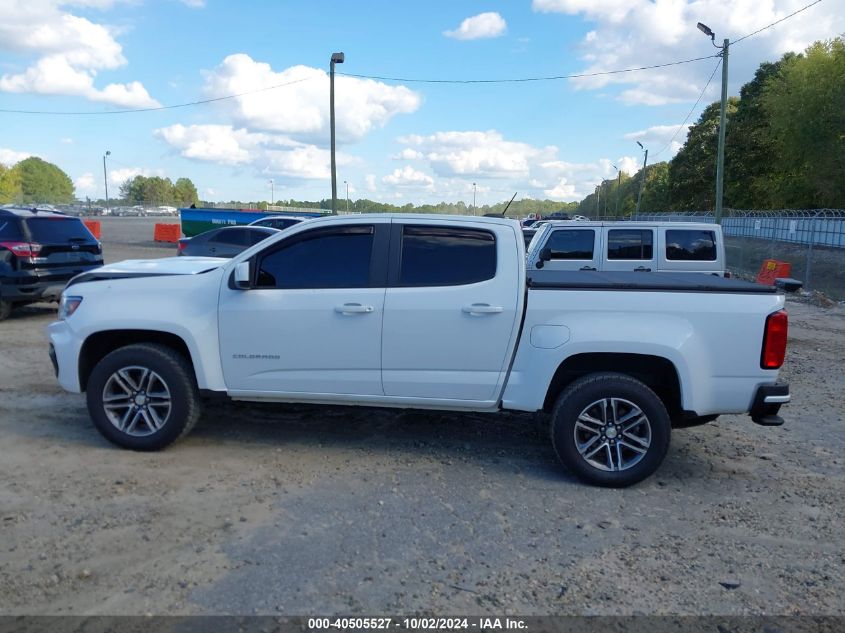 2021 Chevrolet Colorado 2Wd Short Box Wt VIN: 1GCGSBEN0M1154779 Lot: 40505527