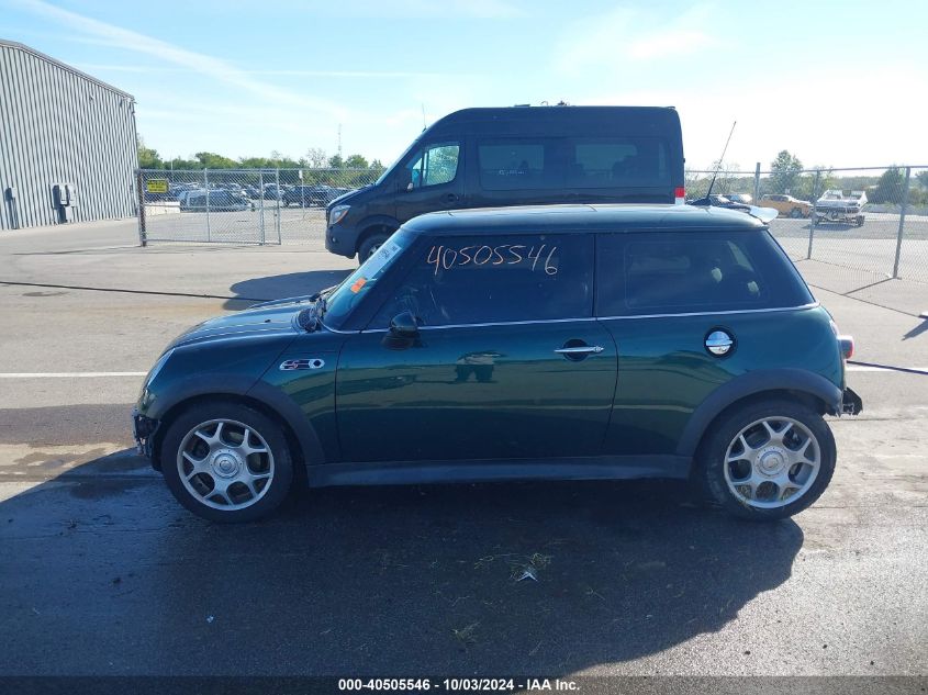 2005 Mini Cooper S VIN: WMWRE33545TL12228 Lot: 40505546