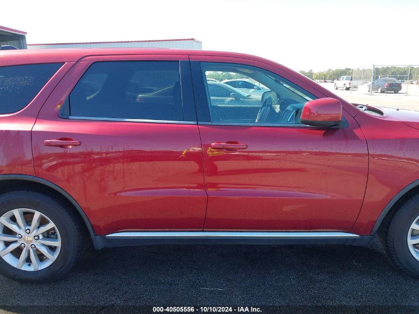 2014 Dodge Durango Sxt VIN: 1C4RDHAG2EC348930 Lot: 40505556