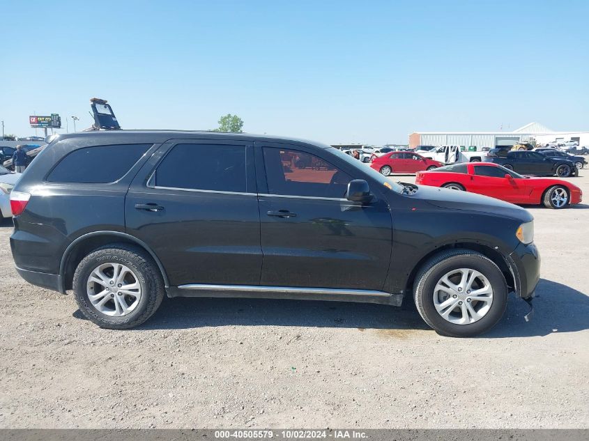 2013 Dodge Durango Sxt VIN: 1C4RDHAG2DC592818 Lot: 40505579