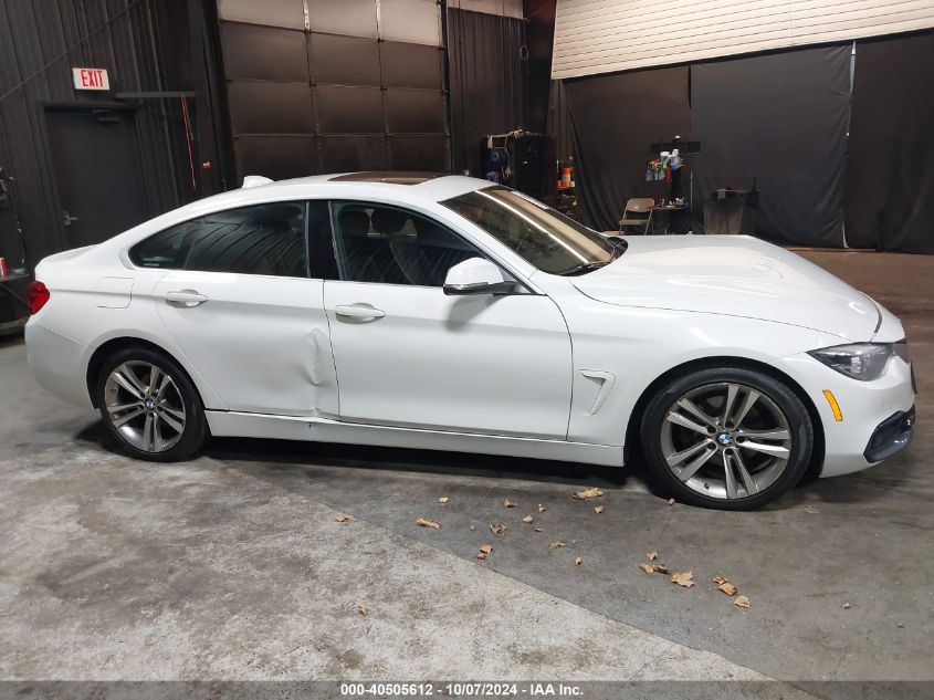 2018 BMW 430I Gran Coupe xDrive VIN: WBA4J3C56JBG95470 Lot: 40505612