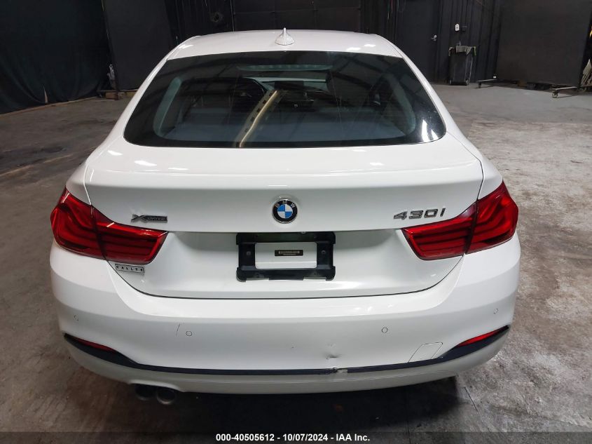 2018 BMW 430I Gran Coupe xDrive VIN: WBA4J3C56JBG95470 Lot: 40505612