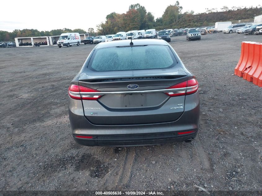 3FA6P0LU7HR287780 2017 Ford Fusion Se Hybrid