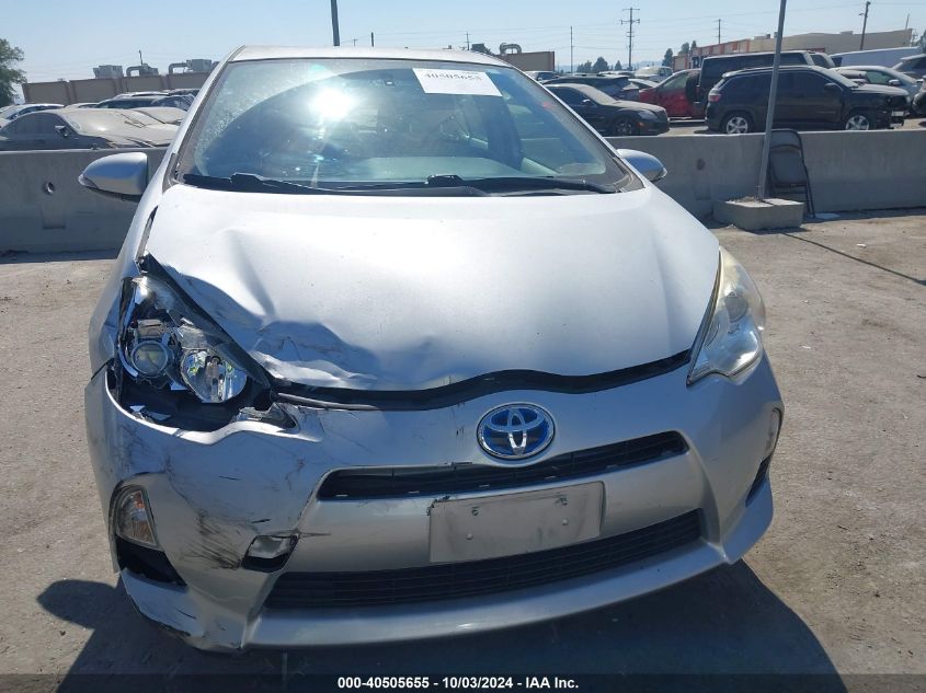 JTDKDTB34E1086095 2014 Toyota Prius C Two