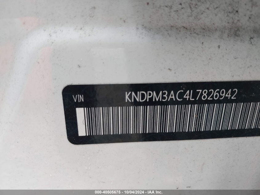 KNDPM3AC4L7826942 2020 Kia Sportage Lx