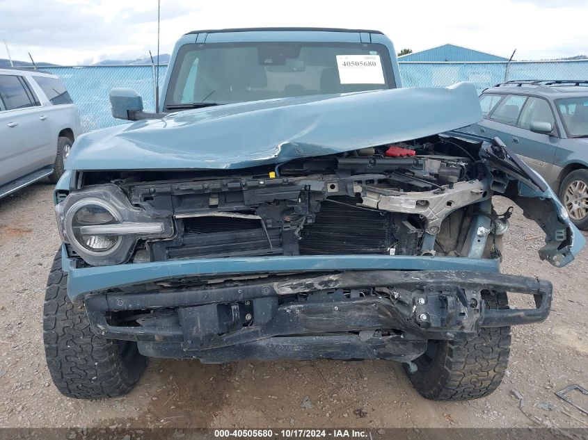 2021 Ford Bronco Outer Banks VIN: 1FMEE5DP5MLA81475 Lot: 40505680