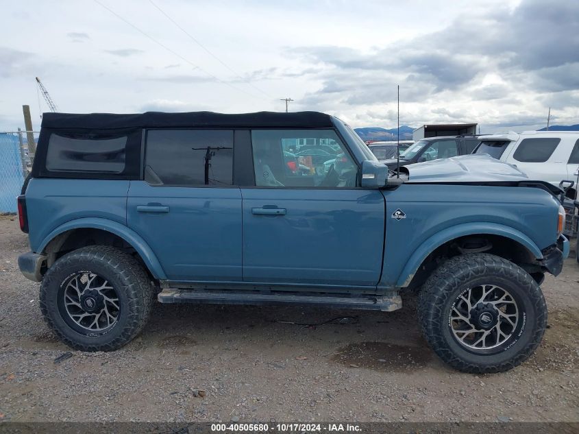 2021 Ford Bronco Outer Banks VIN: 1FMEE5DP5MLA81475 Lot: 40505680