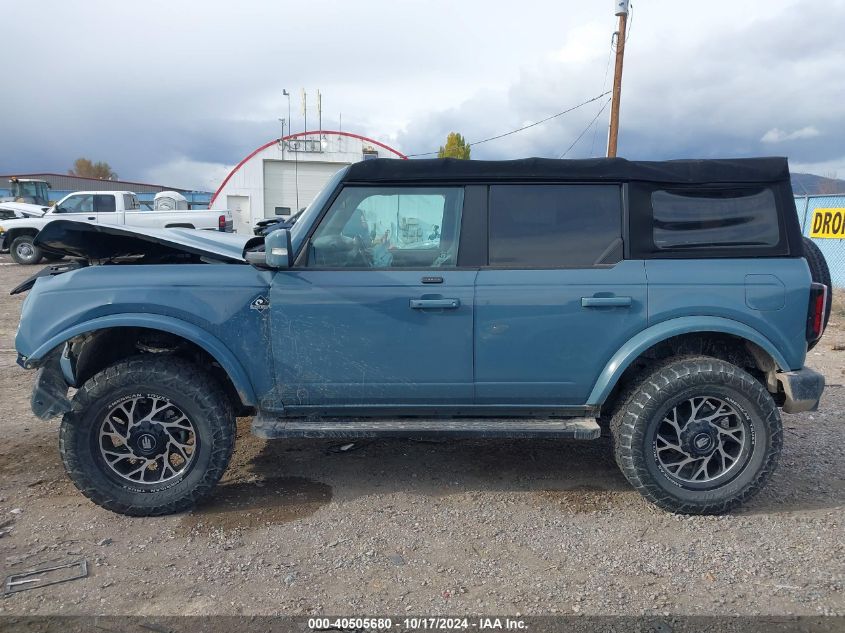 2021 Ford Bronco Outer Banks VIN: 1FMEE5DP5MLA81475 Lot: 40505680