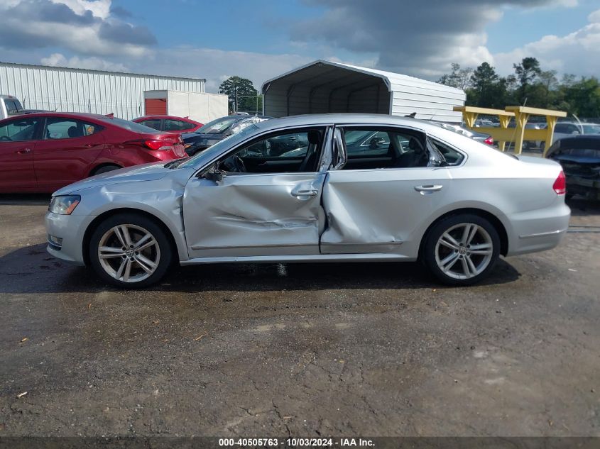 2013 Volkswagen Passat 2.0L Tdi Se VIN: 1VWBN7A32DC125952 Lot: 40505763