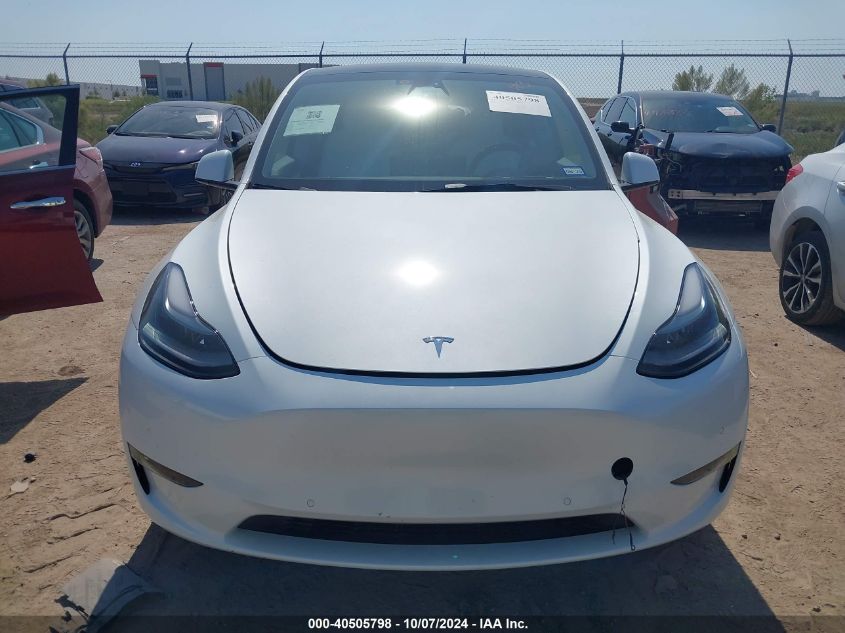 2022 Tesla Model Y VIN: 7SAYGDEF0NF515935 Lot: 40505798