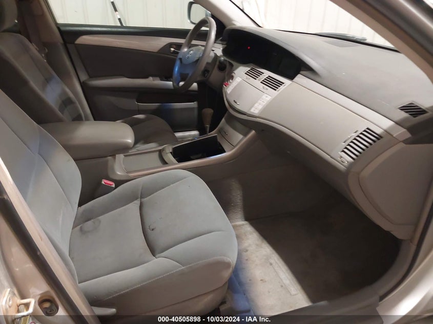 2007 TOYOTA AVALON VIN: 4T1BK36B27U216122
