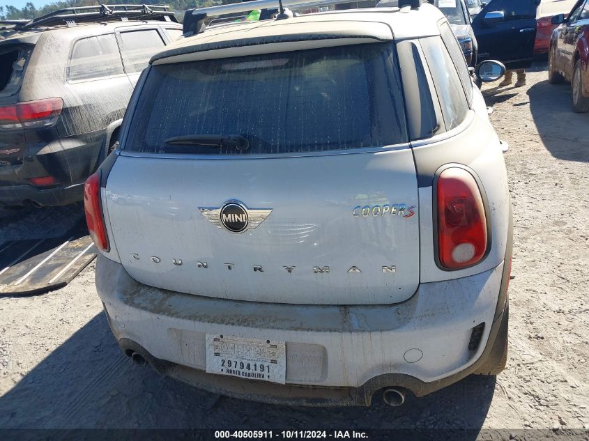 2014 Mini Countryman Cooper S VIN: WMWZC5C59EWM17153 Lot: 40505911