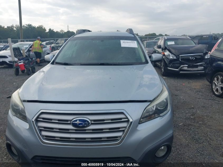 2016 Subaru Outback 2.5I Premium VIN: 4S4BSACC1G3273824 Lot: 40505919