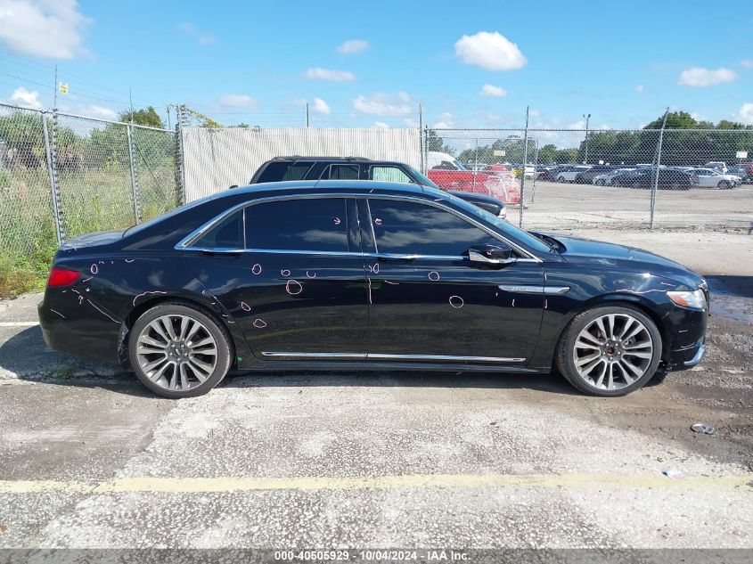 2017 Lincoln Continental Select VIN: 1LN6L9SK8H5607391 Lot: 40505929