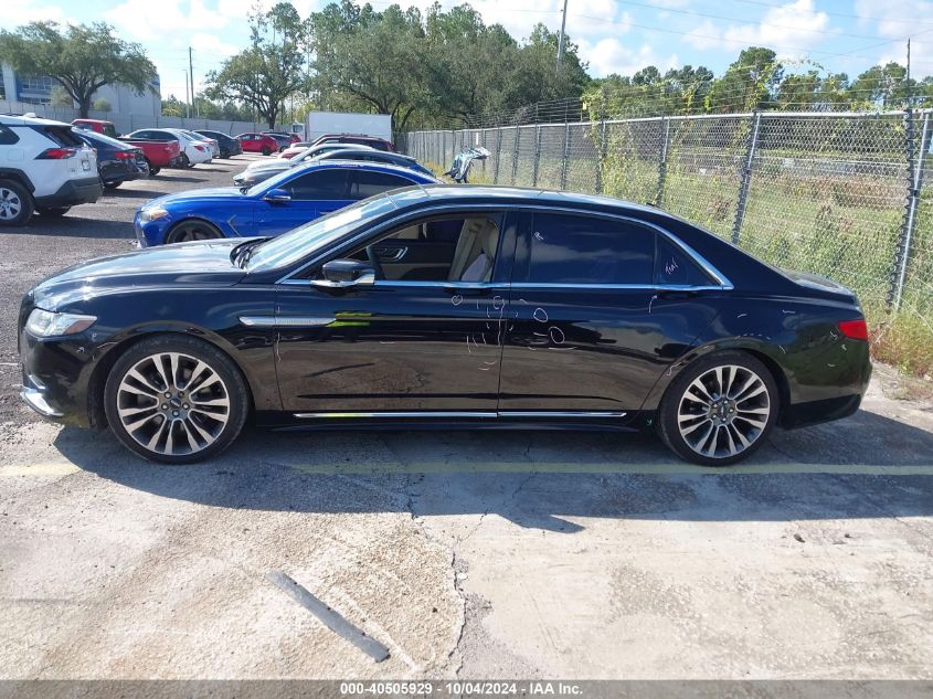 1LN6L9SK8H5607391 2017 Lincoln Continental Select