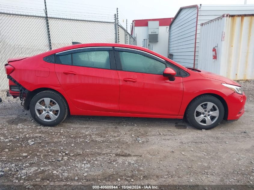 2018 Chevrolet Cruze Ls Auto VIN: 1G1BC5SMXJ7239618 Lot: 40505944