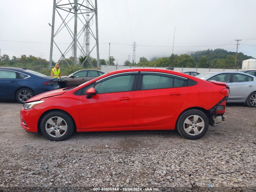 2018 Chevrolet Cruze Ls Auto VIN: 1G1BC5SMXJ7239618 Lot: 40505944