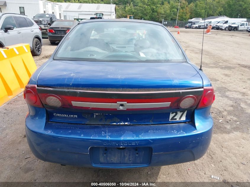 2004 Chevrolet Cavalier VIN: 1G1JC52F547146488 Lot: 40506050