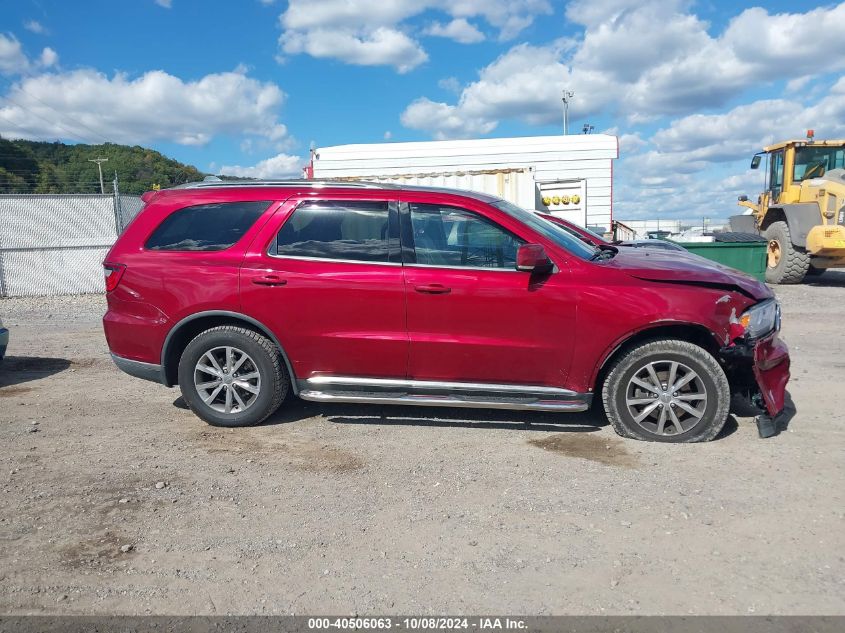 2015 Dodge Durango Limited VIN: 1C4RDJDG7FC114402 Lot: 40506063