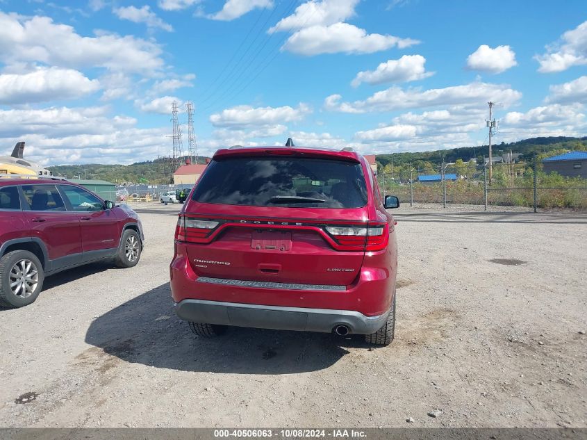 2015 Dodge Durango Limited VIN: 1C4RDJDG7FC114402 Lot: 40506063