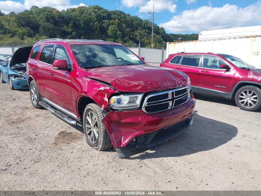 2015 Dodge Durango Limited VIN: 1C4RDJDG7FC114402 Lot: 40506063