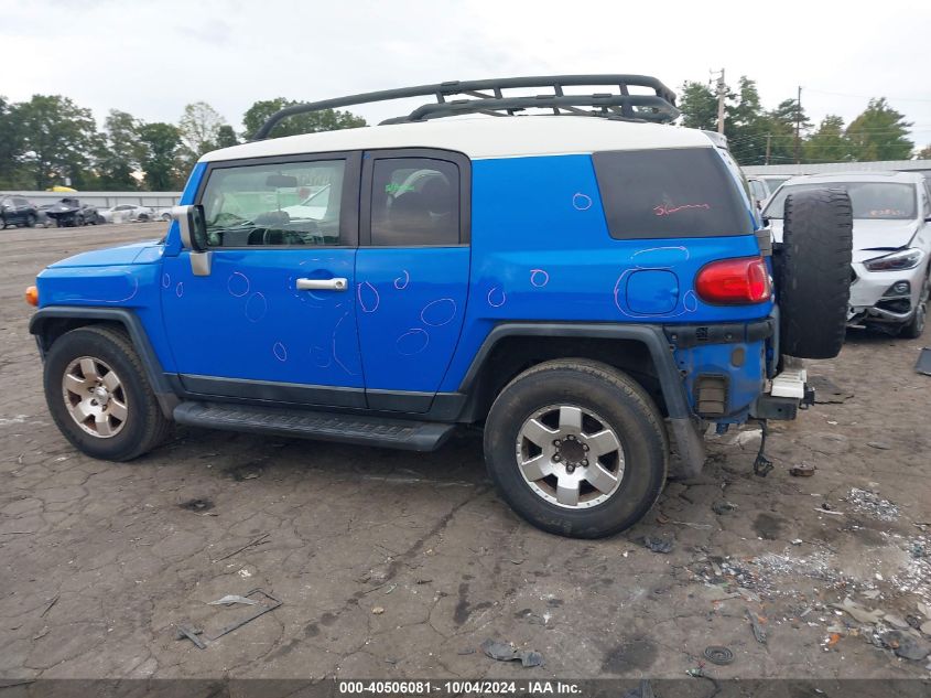 2007 Toyota Fj Cruiser VIN: JTEZU11F070008691 Lot: 40506081