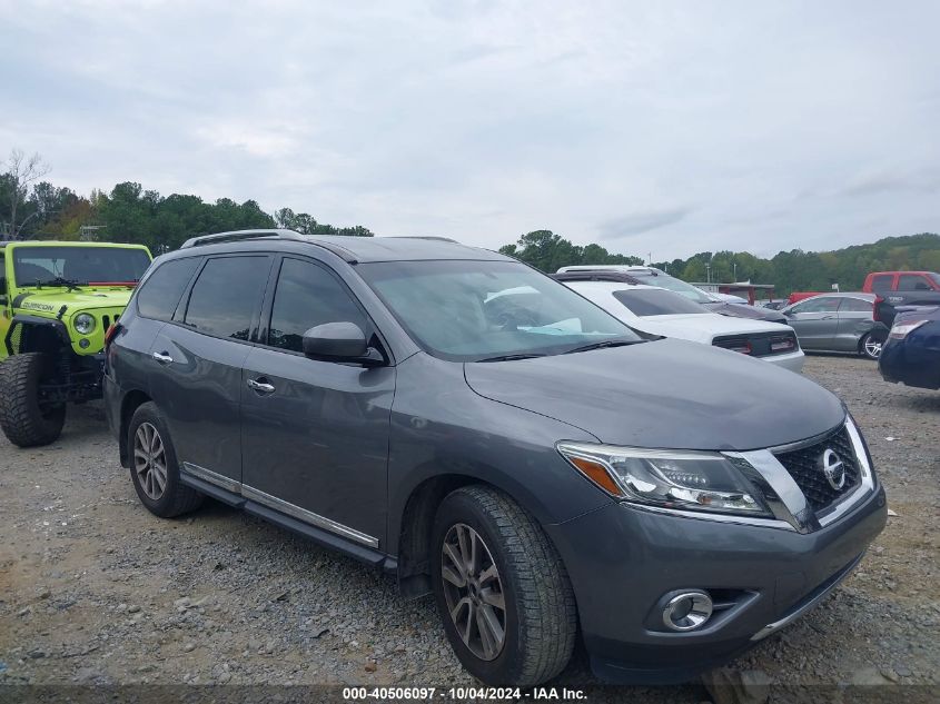 2016 Nissan Pathfinder Sl VIN: 5N1AR2MNXGC669392 Lot: 40506097